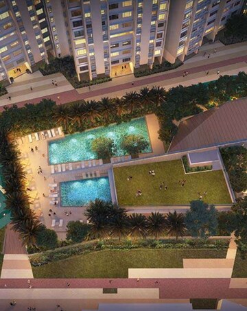 Swimming Pool in 2 BHK Apartment at Kalpataru Immensa, Kolshet Road – for Rent