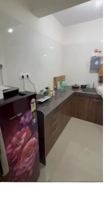 Kitchen in 1 RK Apartment at Duville Riverdale Suites, Kharadi – for Rent