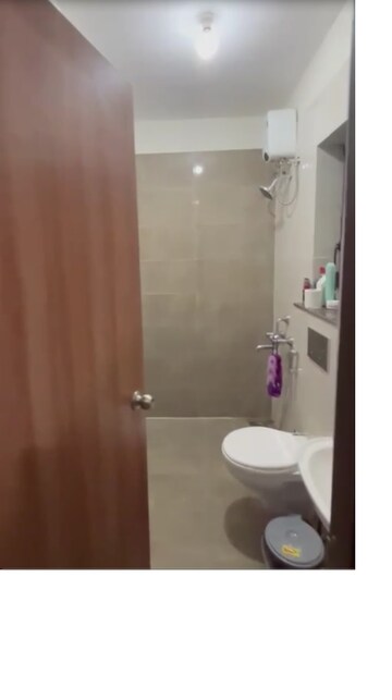 Bathroom in 1 RK Apartment at Duville Riverdale Suites, Kharadi – for Rent