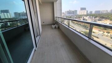 Balcony in 3 BHK Apartment at DLF The Crest, Sector 54 – for Rent