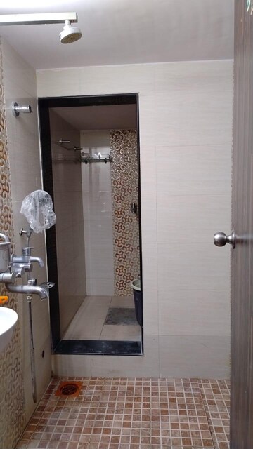 Bathroom in 3 BHK Apartment at Green Acres Apartment, Waghbil – for Sale
