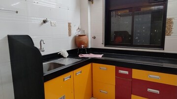 Kitchen in 3 BHK Apartment at Green Acres Apartment, Waghbil – for Sale