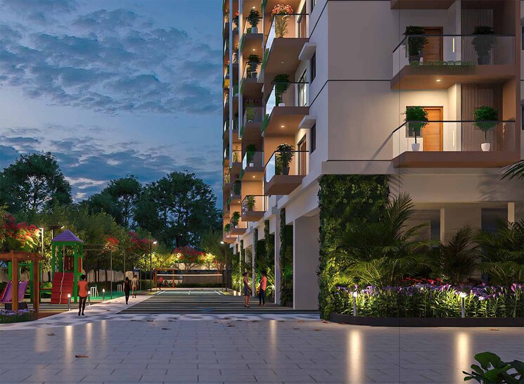 Exterior View, vertex-33-west 3 Bedroom 1930 Sq.Ft. Apartment In Nallagandla Hyderabad 8347364