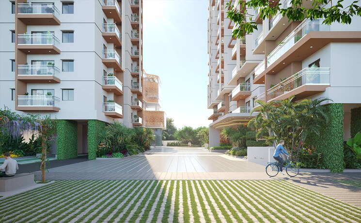 Exterior View, vertex-33-west 3 Bedroom 1930 Sq.Ft. Apartment In Nallagandla Hyderabad 8347364