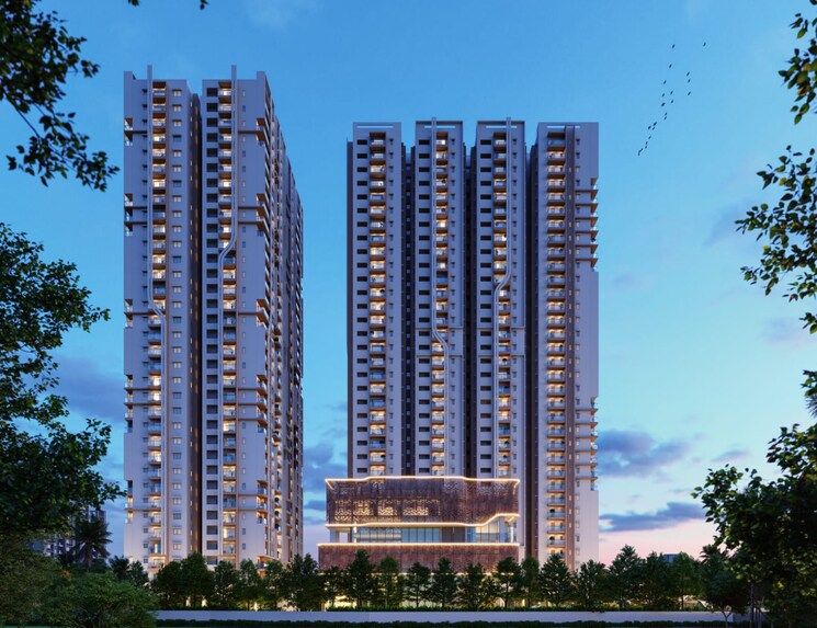 Exterior View, vertex-33-west 3 Bedroom 1930 Sq.Ft. Apartment In Nallagandla Hyderabad 8347412