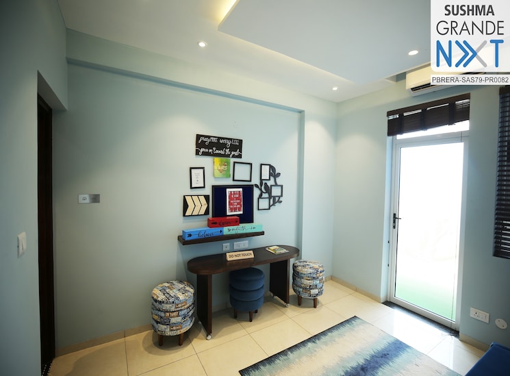 Bedroom, sushma-grande-nxt 3 Bedroom 1475 Sq.Ft. Apartment In Lohgarh Zirakpur 8347508