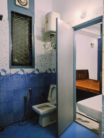 Bathroom in 2 BHK Builder Floor at Paryavaran Complex – for Rent