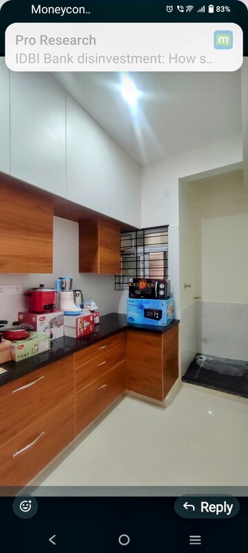 Kitchen in 1 BHK Apartment at Hsr Layout – for Rent