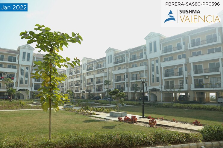 Exterior View, sushma-valencia 3 Bedroom 2250 Sq.Ft. Apartment In International Airport Road Zirakpur 8347540