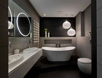 Bathroom in 1 BHK Apartment at Ekta Parks Ville, Virar West – for Sale