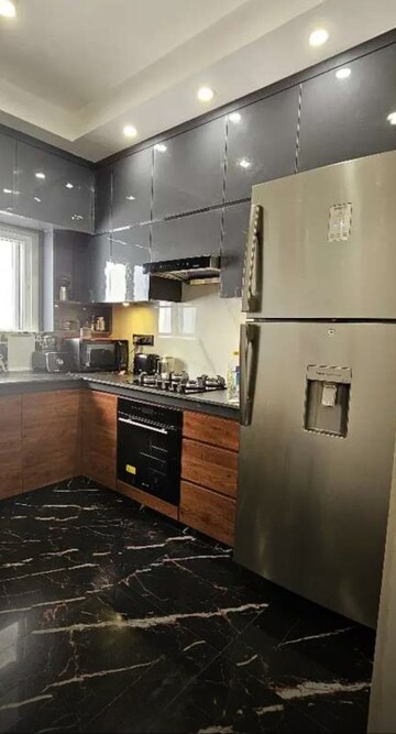 Kitchen in 3 BHK Apartment at Hazratganj – for Sale