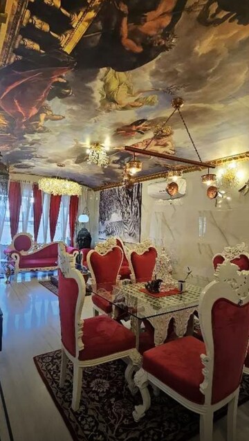 Living Room in 3 BHK Apartment at Hazratganj – for Sale