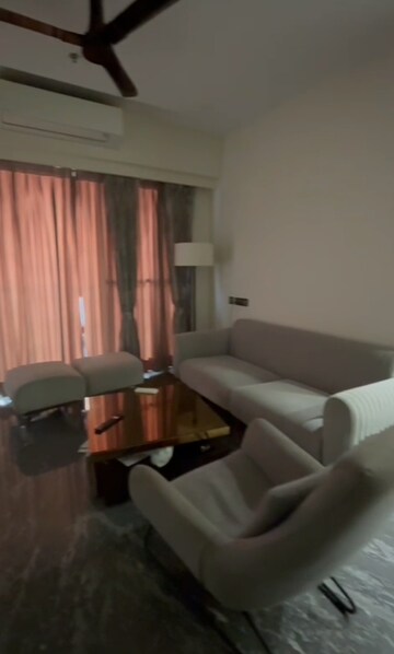 Living Room in 2 BHK Apartment at Omkar Veda Exclusive, Parel – for Rent