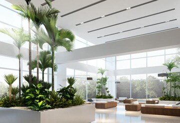 Floor Plan in  Office Space at Mani Casadona, New Town – for Rent