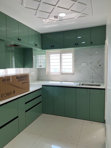 Kitchen in 3 BHK Apartment at Sumadhura Acropolis, Gachibowli – for Rent