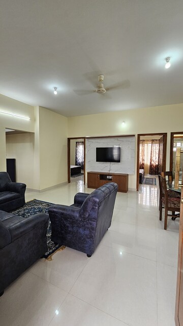 Living Room in 2 BHK Apartment at Hebbal – for Rent