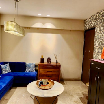 Living Room in 2 BHK Apartment at Lodha Splendora, Bhayandarpada – for Rent