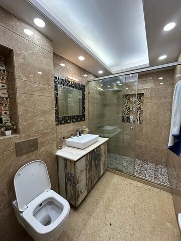 Attached Bathroom in 2 BHK Apartment at Saket – for Rent