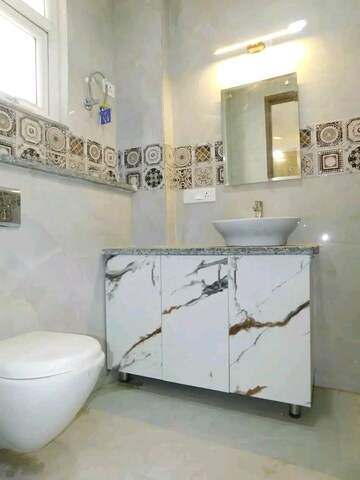 Bathroom in 3 BHK Apartment at Saket – for Rent