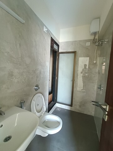 Bathroom in 1 BHK Apartment at Sunraj Supreme, Dombivli East – for Rent