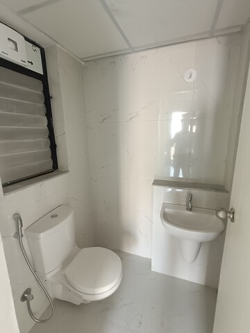 Bathroom in 1.5 BHK Apartment at Runwal Gardens, Dombivli East – for Rent