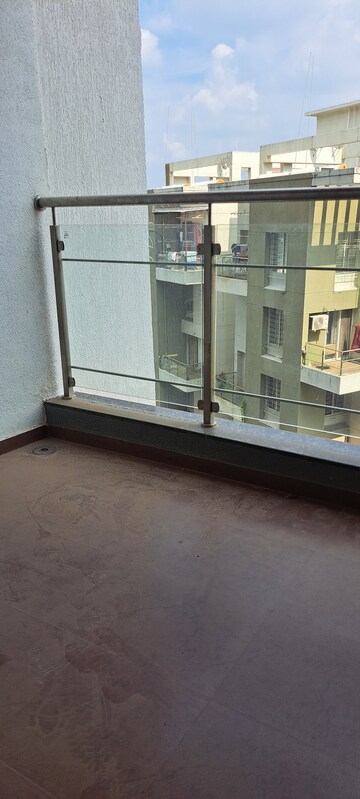 Balcony in 2 BHK Apartment at Shree Venkatesh Graffiti Glover, Keshav Nagar – for Rent