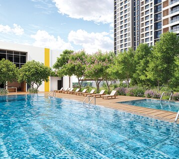Swimming Pool in 1 BHK Apartment at Rustomjee Urban Woods, Dwarli Gaon – for Sale