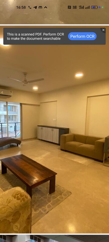 Living Room in 3.5 BHK Apartment at Ultra Space Insignia, Kalina – for Rent