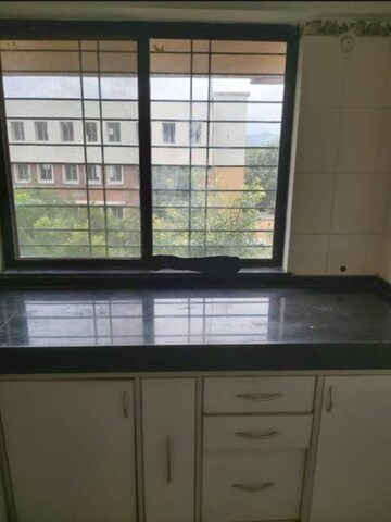 Kitchen in 1 RK Apartment at Tirupati Heights Dhankwadi, Dhankawadi – for Rent