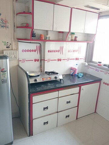 Kitchen in 1 RK Apartment at Aashirwad Apartment Andheri, Andheri East – for Rent
