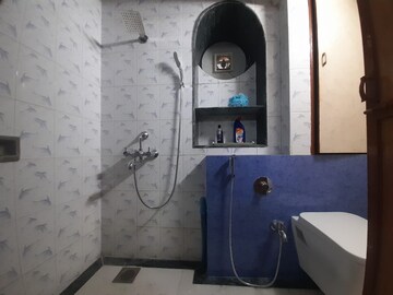 Bathroom in 2 BHK Apartment at Malhar Tower, Goregaon East – for Rent