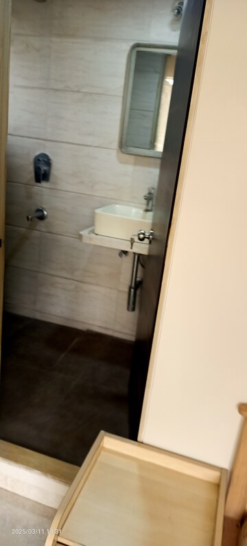 Bathroom in 2 BHK Apartment at Ahimsa Kutir, Goregaon West – for Rent