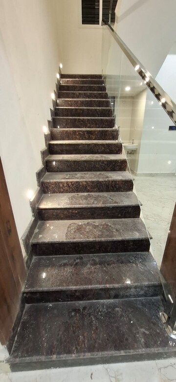 Staircase in 5 BHK Villa at Chikkagubbi Village – for Sale