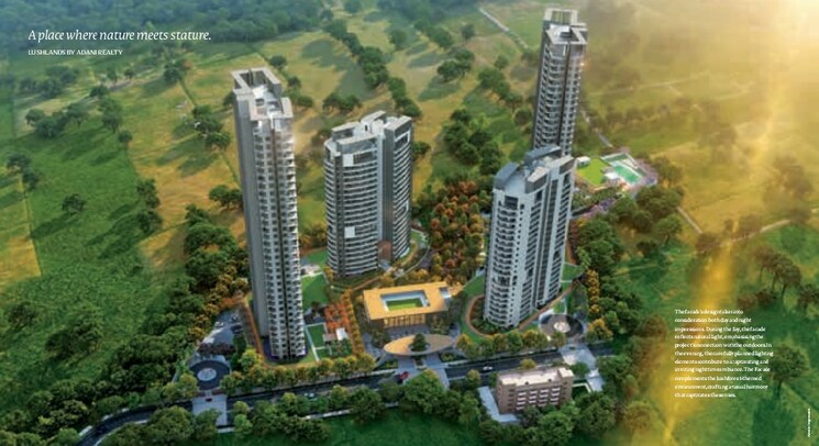 Exterior View, godrej-astra 3 Bedroom 3050 Sq.Ft. Apartment In Sector 54 Gurgaon 8348386