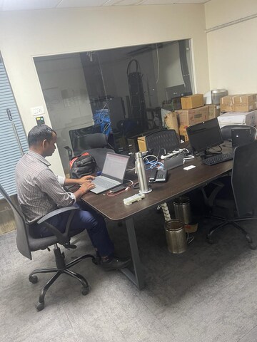 Team Area in  Office Space at Real Tech Park, Vashi Sector 30a – for Rent