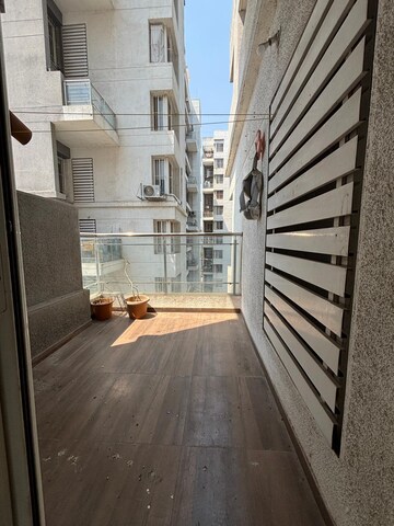 Balcony in 2 BHK Apartment at Paranjape Broadway, Wakad – for Rent