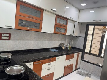 Kitchen in 2.5 BHK Apartment at Oberoi Realty Woods, Goregaon East – for Rent