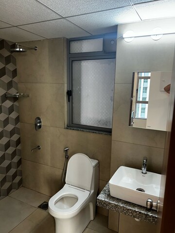 Bathroom in 2 BHK Apartment at Kalpataru Immensa, Kolshet Road – for Rent