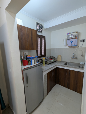 Kitchen in 1 RK Builder Floor at Sector 23 – for Rent