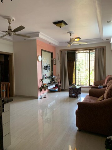 Living Room in 2 BHK Apartment at K Raheja Vihar, Powai – for Rent