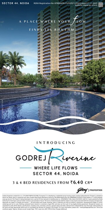 3 BHK Apartment For Resale in Godrej Riverine Sector 44 Noida  8348970