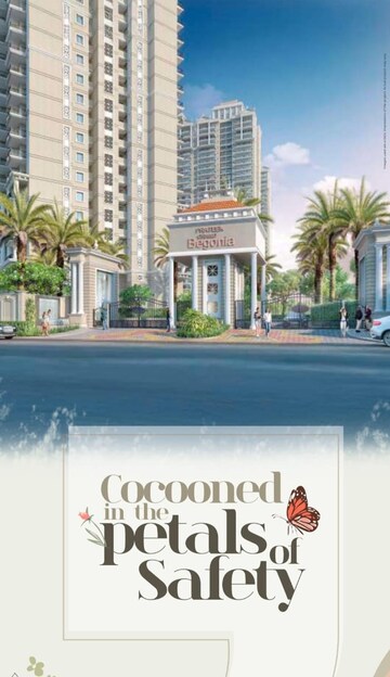 2 BHK Apartment – Exterior View View at Prateek Grand Begonia, Siddharth Vihar - for Sale