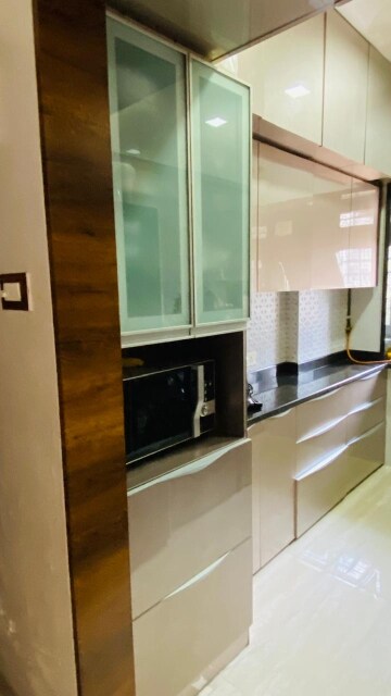 Kitchen in 1 BHK Apartment at Kopar Khairane – for Rent