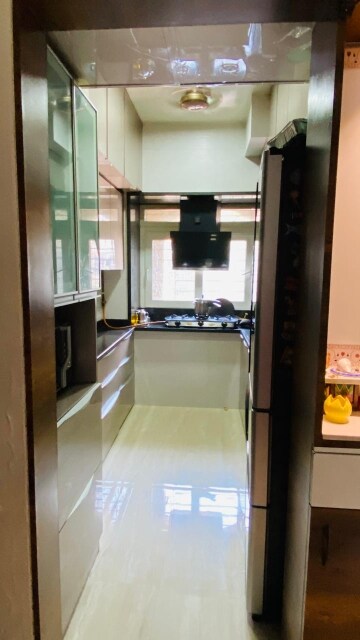 Kitchen in 1 BHK Apartment at Kopar Khairane – for Rent