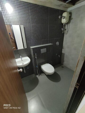 Attached Bathroom in 3 BHK Apartment at Lodha Downtown, Dombivli East – for Rent