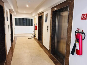 Building Lobby in 2 BHK Apartment at Amanora Gold Towers, Hadapsar – for Rent