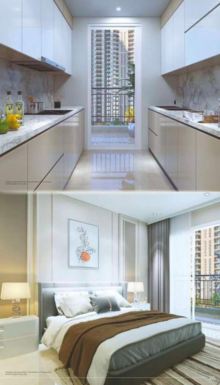 Kitchen, prateek-grand-begonia 2 Bedroom 1280 Sq.Ft. Apartment In Siddharth Vihar Ghaziabad 8349237