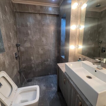 Bathroom in 2 BHK Apartment at Atlantic Apartment, Yamnuna Nagar – for Rent