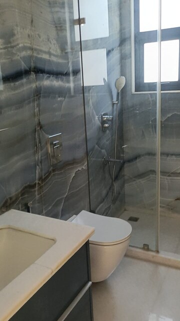 Bathroom in 3 BHK Builder Floor at Vasant Vihar – for Rent