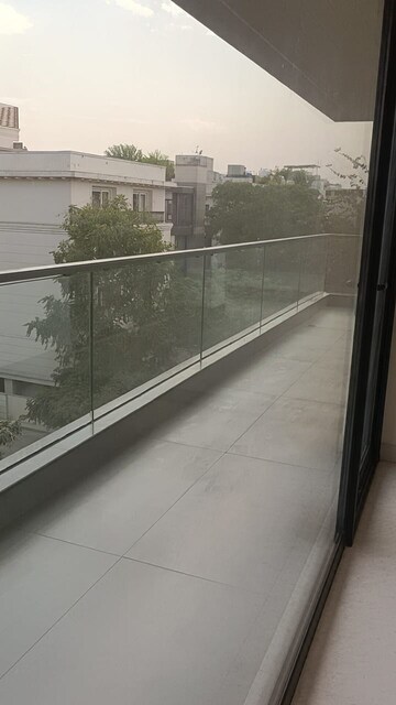 Balcony in 3 BHK Builder Floor at Vasant Vihar – for Rent